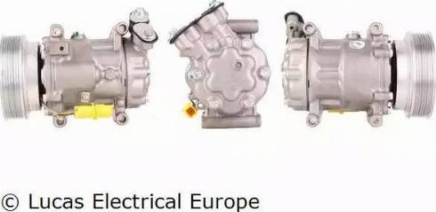 Lucas Electrical ACP550 - Компресор, климатизация vvparts.bg