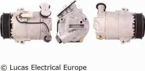 Lucas Electrical ACP617 - Компресор, климатизация vvparts.bg