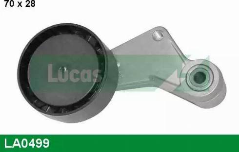Lucas Engine Drive LA0499 - Паразитна / водеща ролка, пистов ремък vvparts.bg