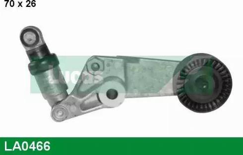 Lucas Engine Drive LA0466 - Ремъчен обтегач, пистов ремък vvparts.bg