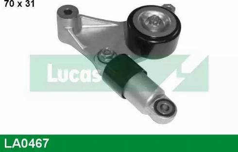 Lucas Engine Drive LA0467 - Ремъчен обтегач, пистов ремък vvparts.bg