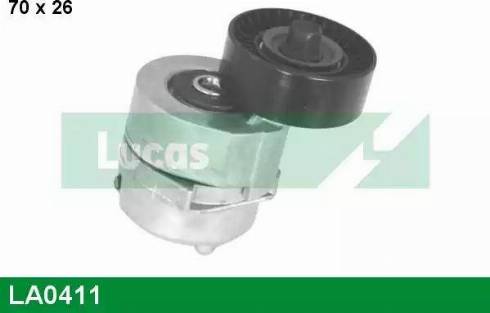 Lucas Engine Drive LA0411 - Ремъчен обтегач, пистов ремък vvparts.bg