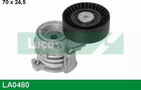 Lucas Engine Drive LA0480 - Ремъчен обтегач, пистов ремък vvparts.bg