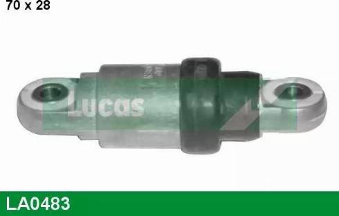 Lucas Engine Drive LA0483 - Демпер (успокоител-трепт.вибр.), пистов ремък vvparts.bg