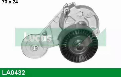 Lucas Engine Drive LA0432 - Ремъчен обтегач, пистов ремък vvparts.bg