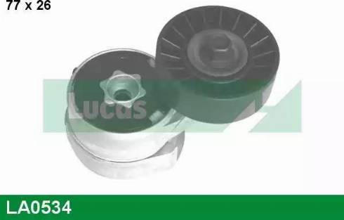 Lucas Engine Drive LA0534 - Ремъчен обтегач, пистов ремък vvparts.bg