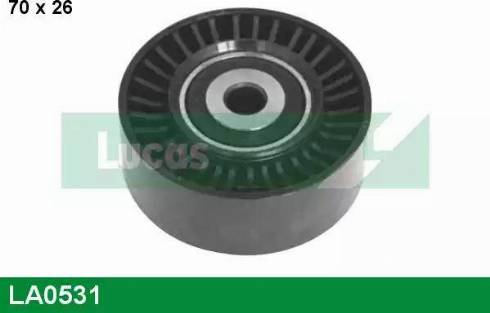 Lucas Engine Drive LA0531 - Паразитна / водеща ролка, пистов ремък vvparts.bg