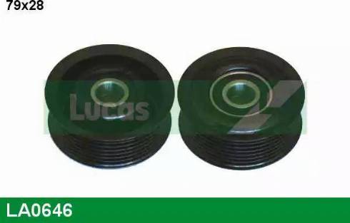 Lucas Engine Drive LA0646 - Паразитна / водеща ролка, пистов ремък vvparts.bg