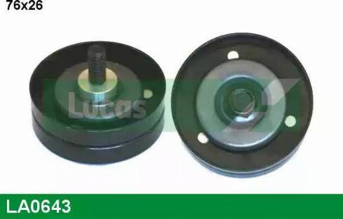 Lucas Engine Drive LA0643 - Паразитна / водеща ролка, пистов ремък vvparts.bg