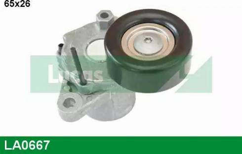 Lucas Engine Drive LA0667 - Ремъчен обтегач, пистов ремък vvparts.bg