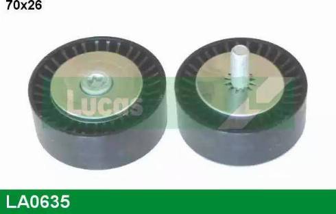 Lucas Engine Drive LA0635 - Паразитна / водеща ролка, пистов ремък vvparts.bg