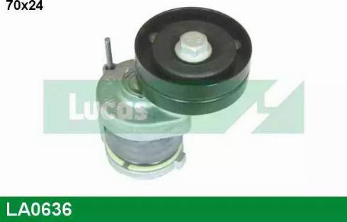 Lucas Engine Drive LA0636 - Ремъчен обтегач, пистов ремък vvparts.bg