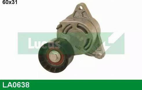 Lucas Engine Drive LA0638 - Ремъчен обтегач, пистов ремък vvparts.bg