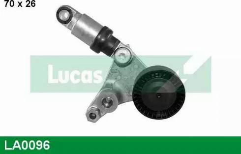 Lucas Engine Drive LA0096 - Ремъчен обтегач, пистов ремък vvparts.bg