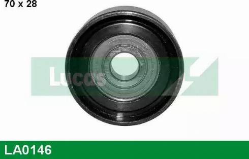 Lucas Engine Drive LA0146 - Паразитна / водеща ролка, пистов ремък vvparts.bg