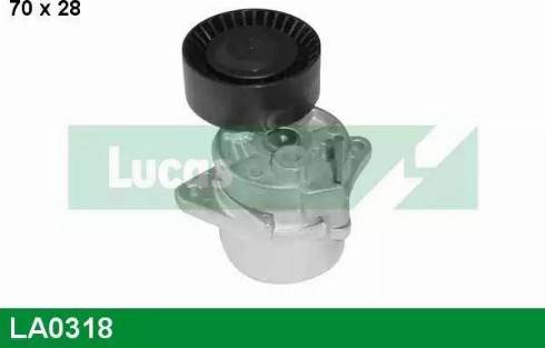 Lucas Engine Drive LA0318 - Ремъчен обтегач, пистов ремък vvparts.bg