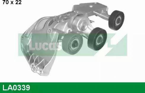 Lucas Engine Drive LA0339 - Ремъчен обтегач, пистов ремък vvparts.bg