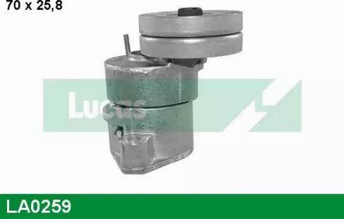 Lucas Engine Drive LA0259 - Ремъчен обтегач, пистов ремък vvparts.bg