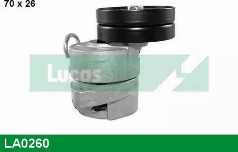 Lucas Engine Drive LA0260 - Ремъчен обтегач, пистов ремък vvparts.bg