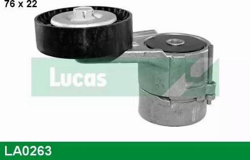 Lucas Engine Drive LA0263 - Ремъчен обтегач, пистов ремък vvparts.bg