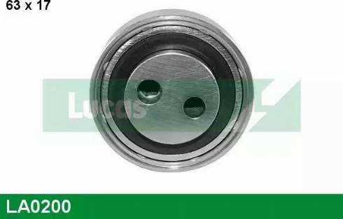 Lucas Engine Drive LA0200 - Паразитна / водеща ролка, пистов ремък vvparts.bg