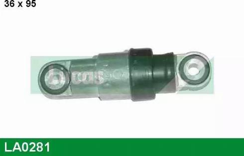 Lucas Engine Drive LA0281 - Демпер (успокоител-трепт.вибр.), пистов ремък vvparts.bg