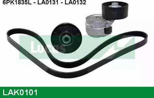 Lucas Engine Drive LAK0101 - Комплект пистов ремък vvparts.bg