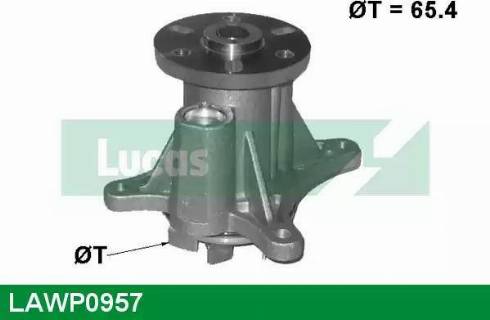 Lucas Engine Drive LAWP0957 - Водна помпа vvparts.bg