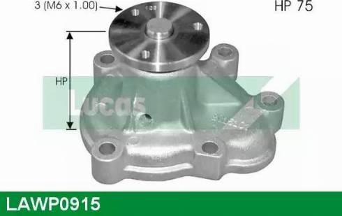 Lucas Engine Drive LAWP0915 - Водна помпа vvparts.bg