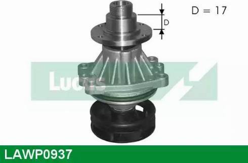 Lucas Engine Drive LAWP0937 - Водна помпа vvparts.bg