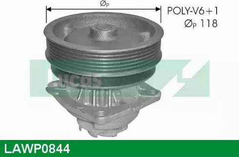 Lucas Engine Drive LAWP0844 - Водна помпа vvparts.bg