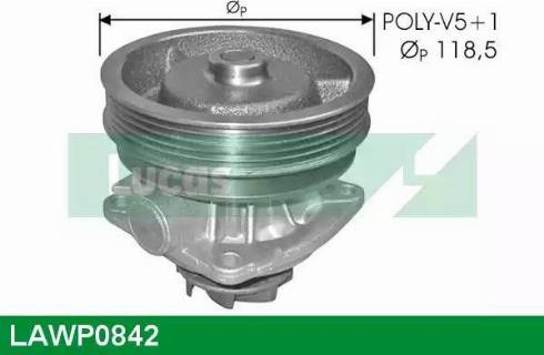 Lucas Engine Drive LAWP0842 - Водна помпа vvparts.bg