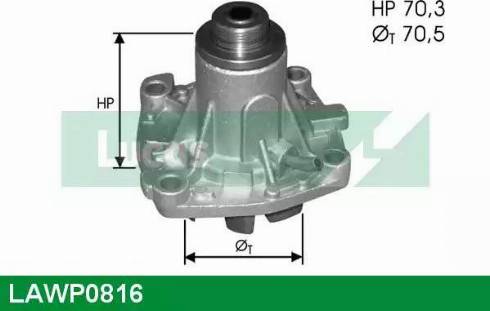 Lucas Engine Drive LAWP0816 - Водна помпа vvparts.bg