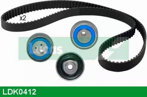 Lucas Engine Drive LDK0412 - Комплект ангренажен ремък vvparts.bg