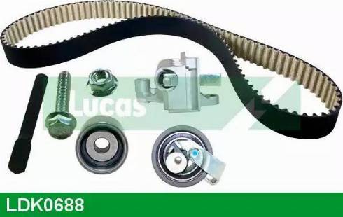 Lucas Engine Drive LDK0688 - Комплект ангренажен ремък vvparts.bg