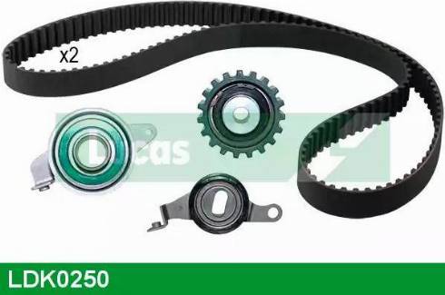 Lucas Engine Drive LDK0250 - Комплект ангренажен ремък vvparts.bg