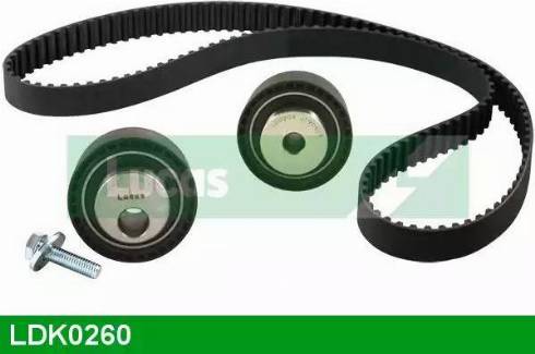 Lucas Engine Drive LDK0260 - Комплект ангренажен ремък vvparts.bg