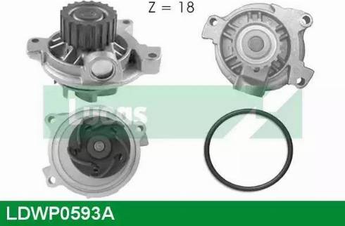 Lucas Engine Drive LDWP0593A - Водна помпа vvparts.bg