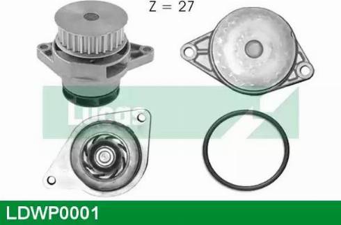 Lucas Engine Drive LDWP0001 - Водна помпа vvparts.bg