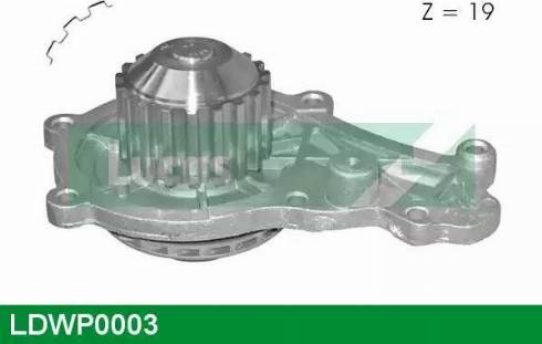 Lucas Engine Drive LDWP0003 - Водна помпа vvparts.bg