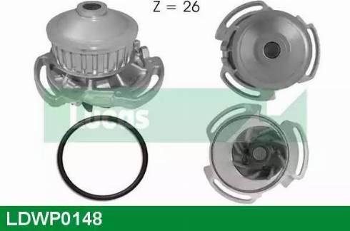 Lucas Engine Drive LDWP0148 - Водна помпа vvparts.bg