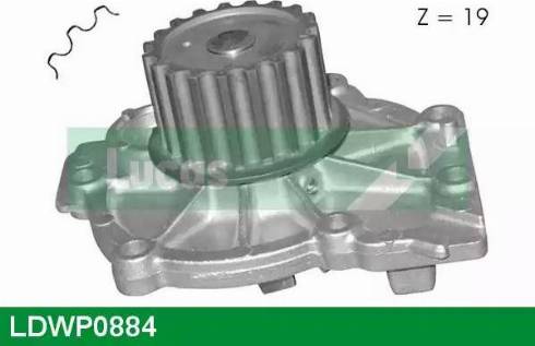 Lucas Engine Drive LDWP0884 - Водна помпа vvparts.bg