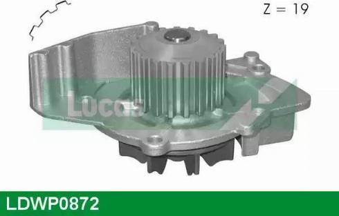 Lucas Engine Drive LDWP0872 - Водна помпа vvparts.bg