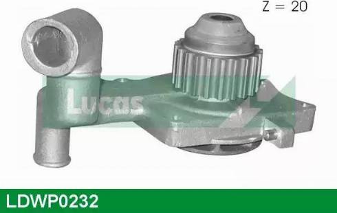 Lucas Engine Drive LDWP0232 - Водна помпа vvparts.bg