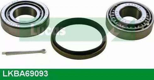 Lucas Engine Drive LKBA69093 - Комплект колесен лагер vvparts.bg