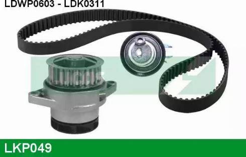 Lucas Engine Drive LKP049 - Водна помпа+ к-кт ангренажен ремък vvparts.bg