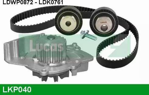 Lucas Engine Drive LKP040 - Водна помпа+ к-кт ангренажен ремък vvparts.bg