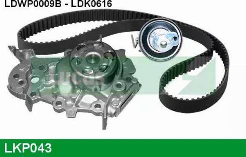 Lucas Engine Drive LKP043 - Водна помпа+ к-кт ангренажен ремък vvparts.bg