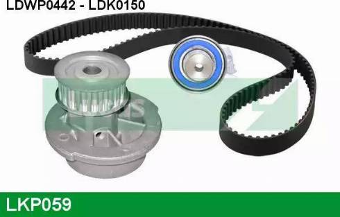 Lucas Engine Drive LKP059 - Водна помпа+ к-кт ангренажен ремък vvparts.bg