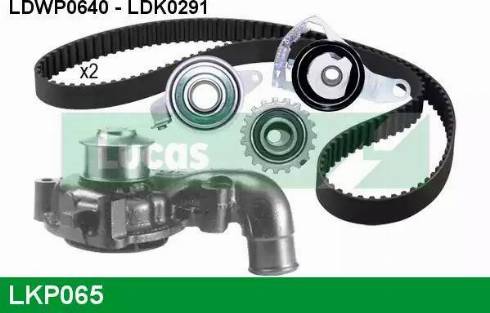 Lucas Engine Drive LKP065 - Водна помпа+ к-кт ангренажен ремък vvparts.bg